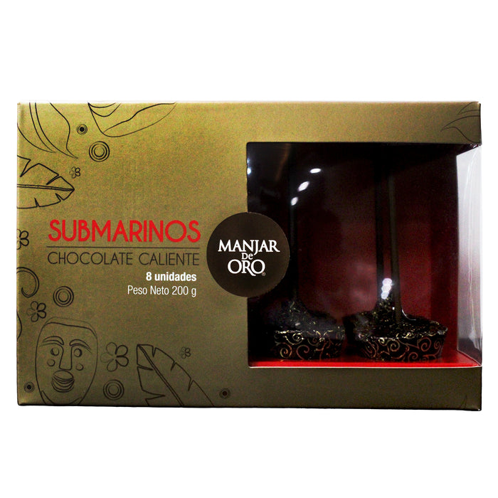 Manjar de oro submarinos chocolate 200gr x 8 unidades