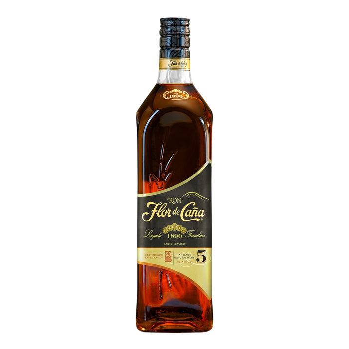 Ron Flor De Caña Clásico 5 Años Añejo X 1 L