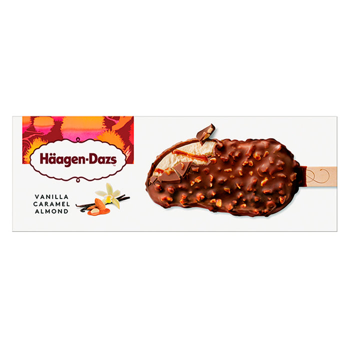 Haagen dazs paleta vainilla caramel almond x 80ml