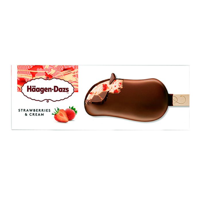 Haagen dazs paleta strawberries y cream x 80ml