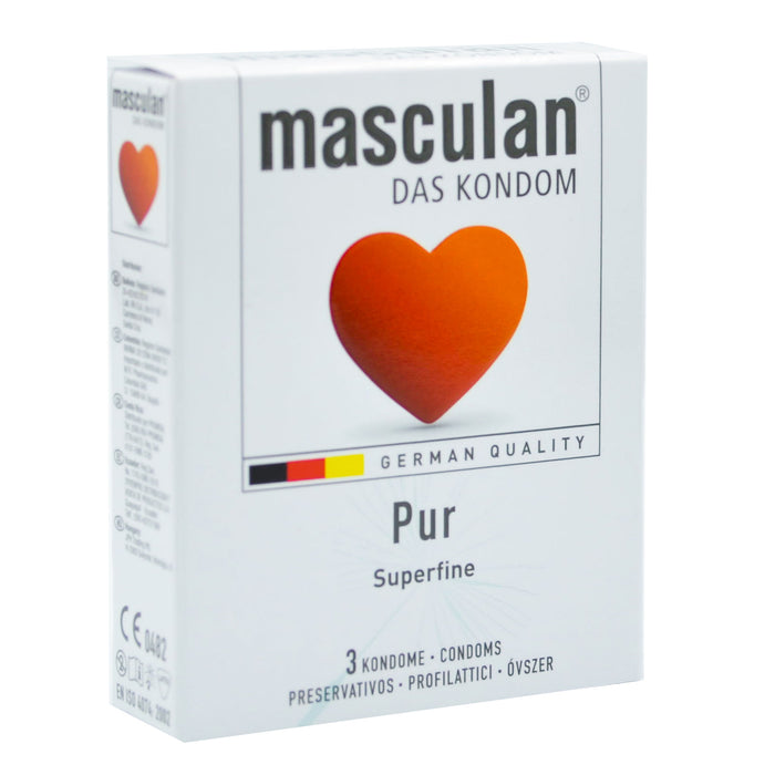 Preservativo Masculan Puro Ultra Fino 3 Unidades X Caja