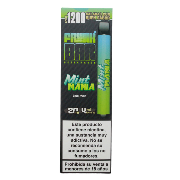 Frunk Bar Mint Mania Vape 1200 Puffs
