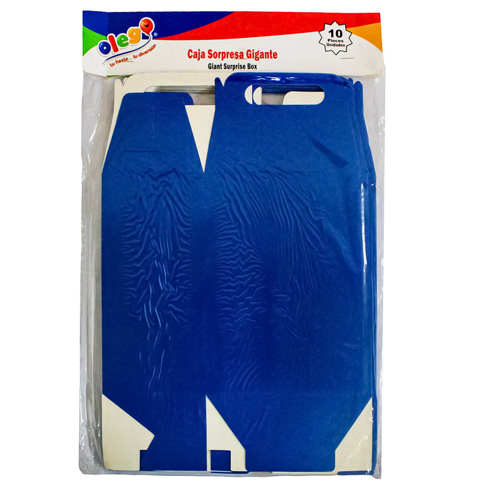 Olego Caja Sorpresa Gigante X 10 Unidades Azul