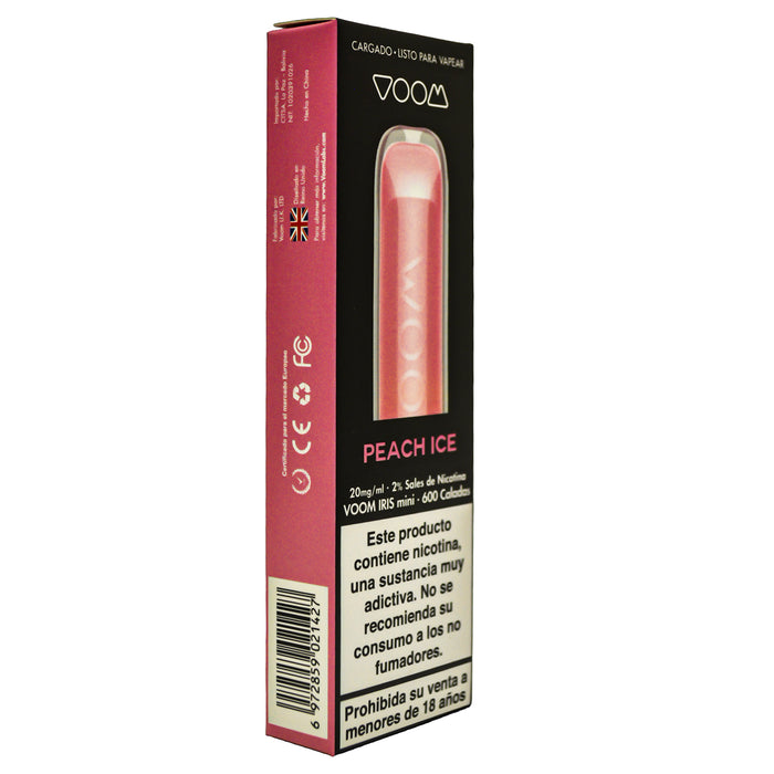 Voom Iris Mini Peach Ice Vape 600 Puff