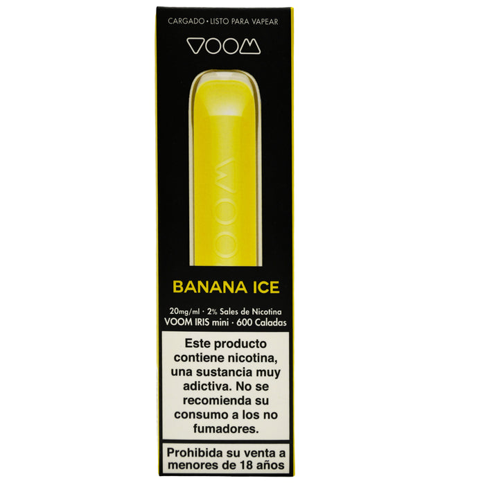 Voom Iris Mini Banana Ice Vape 600 Puff