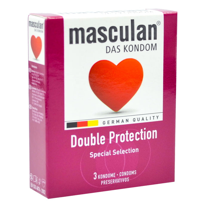 Preservativo Masculan Doble Protección 3 Unidades X Caja