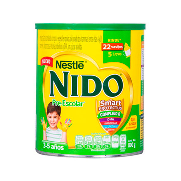 Nido Crecimiento Protectus Pre Escolar 3 A 5 Años X 800G