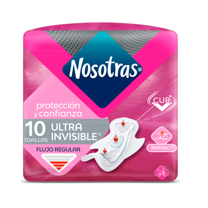 Nosotras Ultra Invisible X 10 Unidades
