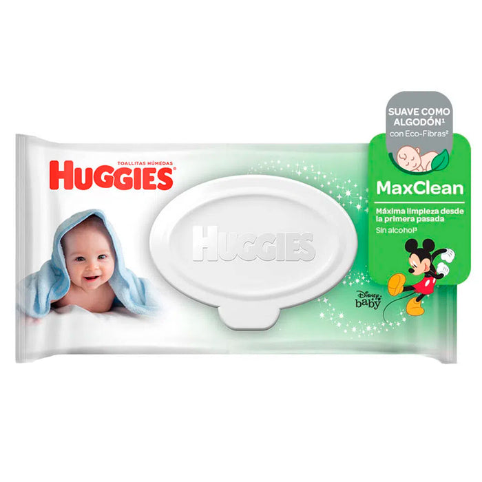 Toallitas Húmedas Huggies Max Clean X 100 Unidades