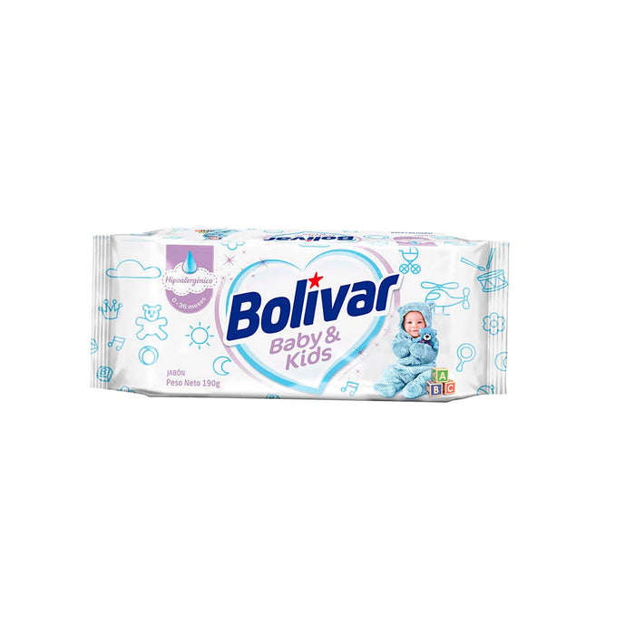 Bolivar jabon baby y kids 0-36 meses x 200gr
