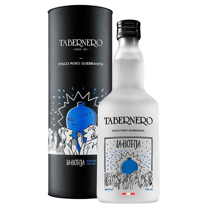 Pisco Puro Tabernero La Botija Quebranta X 700Ml