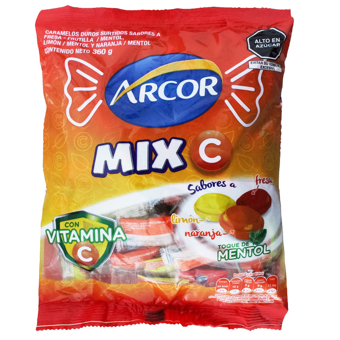 Arcor Caramelos Vitamin C Mix Bolsa X 360G