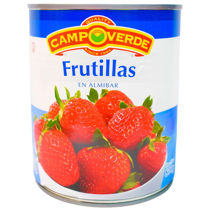 Campo Verde Frutillas En Almíbar X 830G