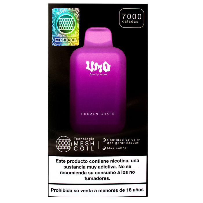Umo Mesh Coil Vape Frozen Grape 7000 Puff