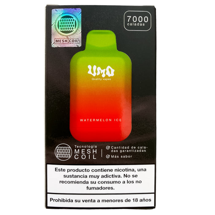 Umo Mesh Coil Watermelon Ice Vape 7000 Puff