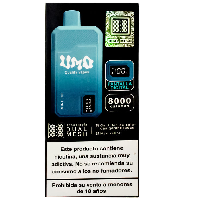 Umo Dm Digital Vape Mint Ice 8000 Puff
