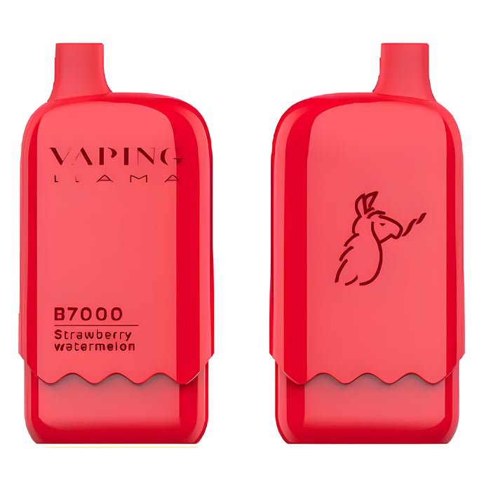 Vaping Llama Strawberry Watermelon Vape 7000 Puffs