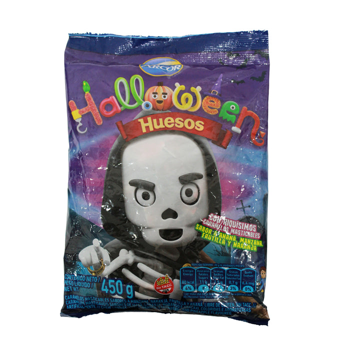 Halloween masticable huesos x 450gr