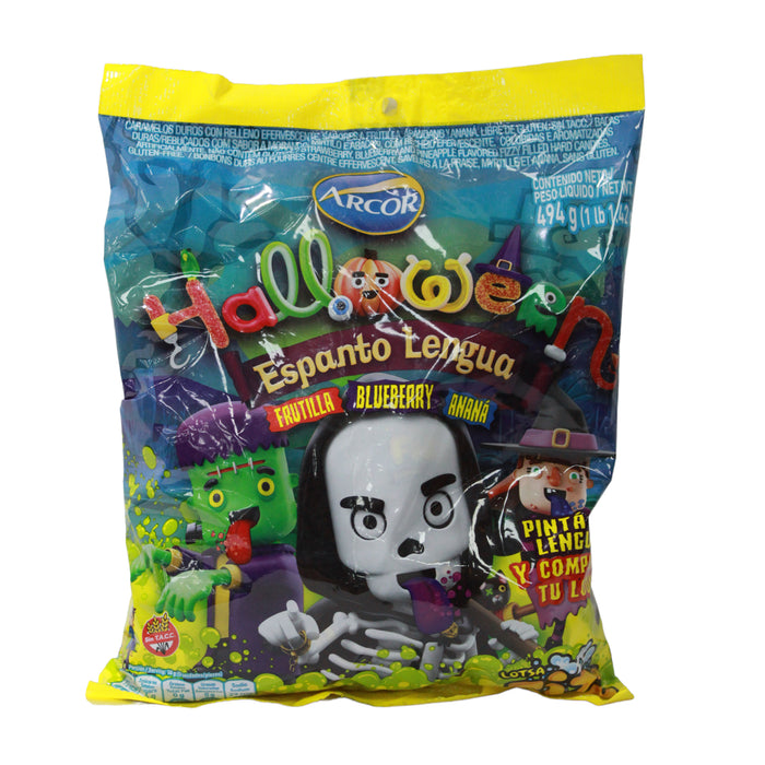 Halloween caramelos espanto lengua x 494 gr
