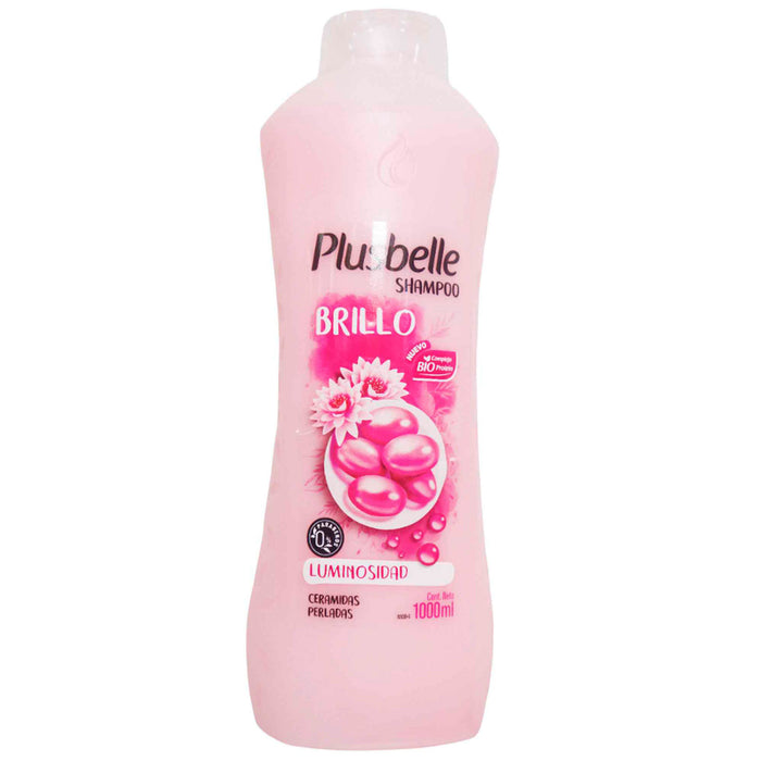 Plusbelle shampoo brillo luminosidad x 1lt