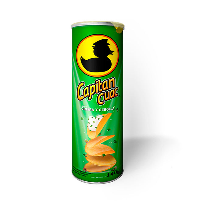 Capitan Cuac Papas Sabor Crema Y Cebolla X 140G