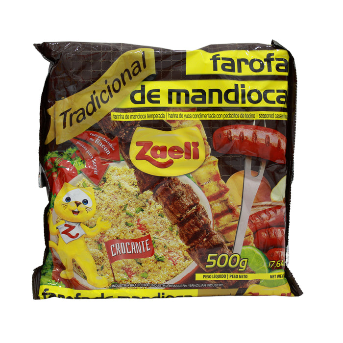 Zaeli farofa de mandioca tradicional x 500gr