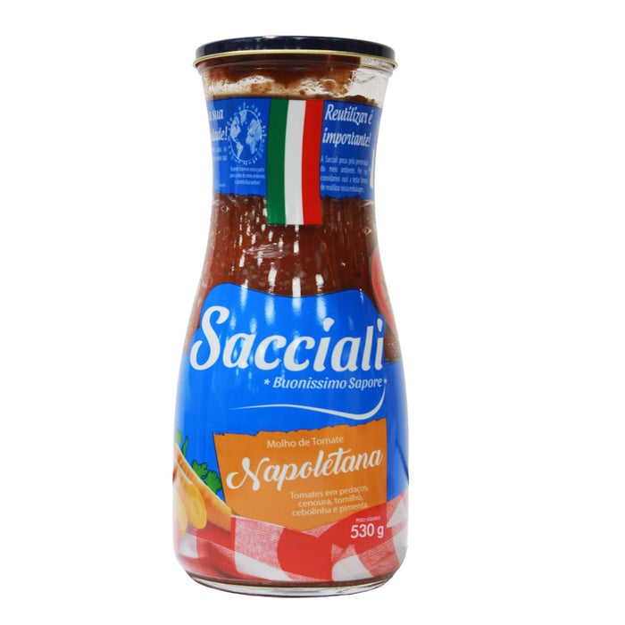 Sacciali salsa de tomate napolitana x 530gr