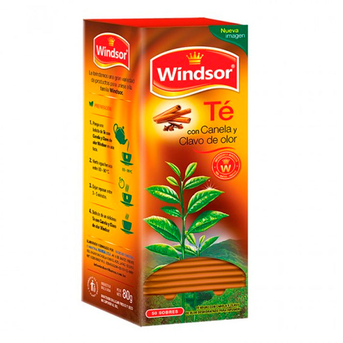 Windsor Te Canela Y Clavo X 50 Unid