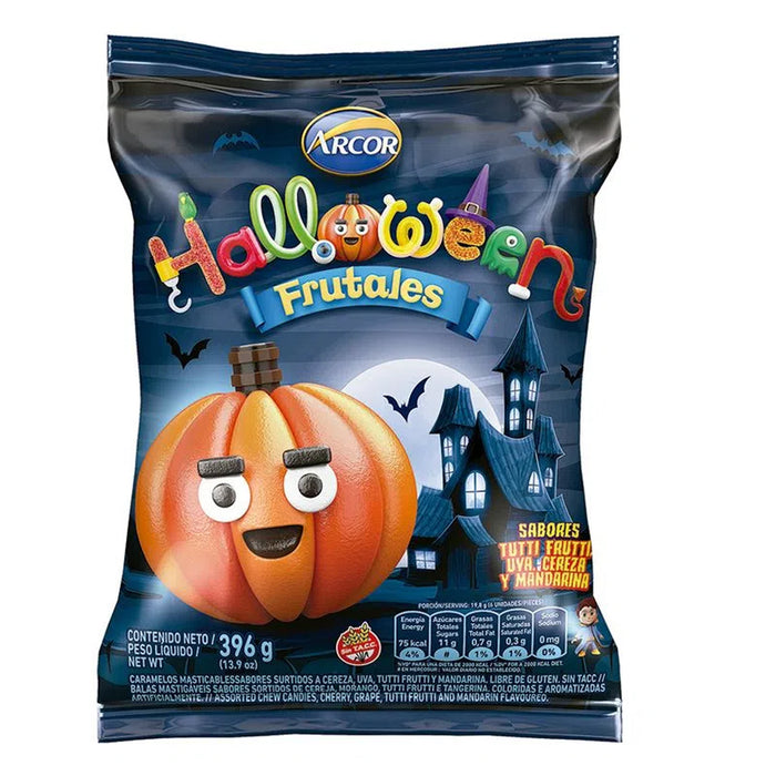 Arcor Halloween Masticables Frutales Bolsa X 396G