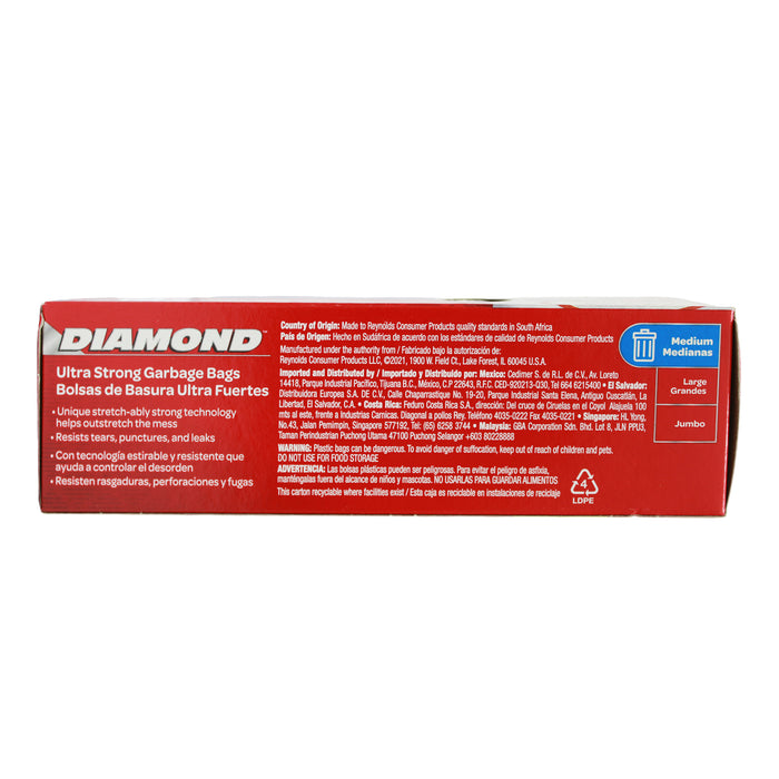 Diamond Bolsa De Basura X 14 Unidades Medium