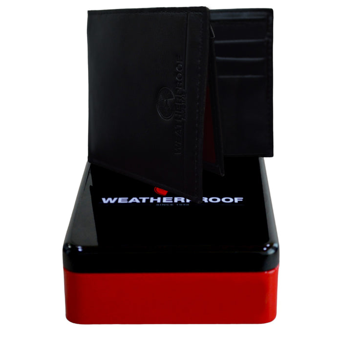 Billetera De Cuero Wheaterproof Negro 31Wf220002