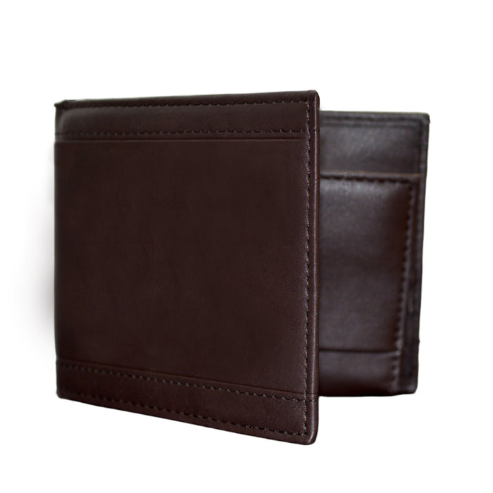 Billetera De Cuero Wheatherproof Rigido Cafe Oscuro 31Wf220004