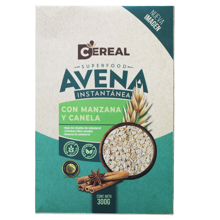 Cereal D-Avena Instantánea Manzana Verde Y Canela X 300G