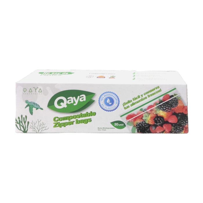 Bolsas Biodegradables Qaya 18 X 17Cm X 20 Unidades