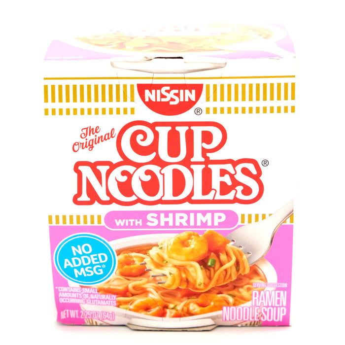 Nissin Cup Noodle Shrimp Camaron Vaso X 64gr
