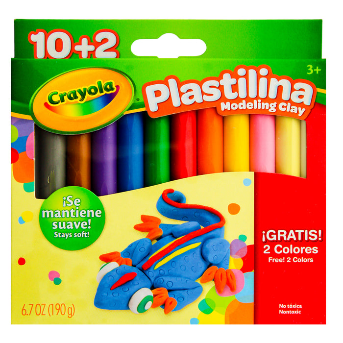 Crayola Plastilina Modeling Cray X 12 Piezas