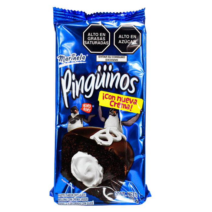 Pinguinos Pastel Bimbo Sabor Chocolate X 80G