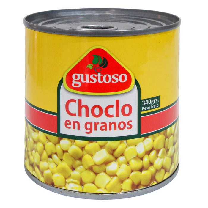 Choclo Enlatado Gustoso X 340G