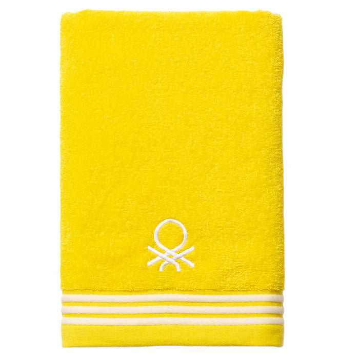 Benetton Toalla De Bano Color Amarillo 70X140cm