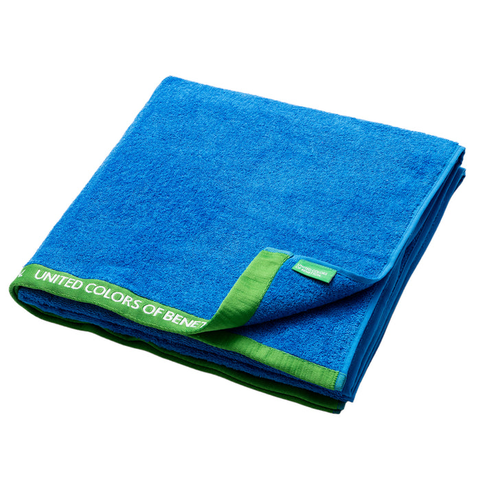Benetton Toalla De Playa Color Azul 90X160cm
