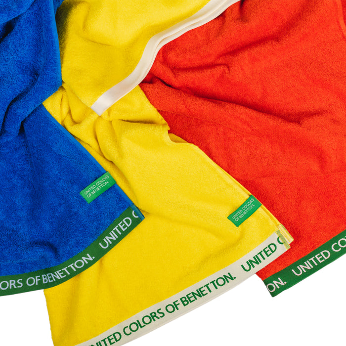 Benetton Toalla De Playa Color Rojo 90X160cm