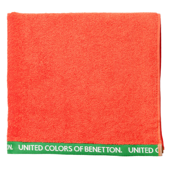 Benetton Toalla De Playa Color Rojo 90X160cm