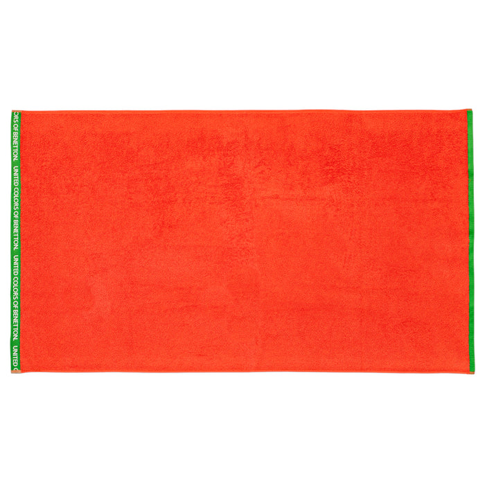 Benetton Toalla De Playa Color Rojo 90X160cm
