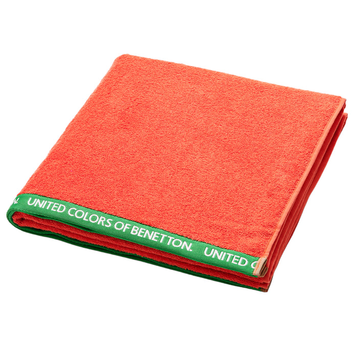 Benetton Toalla De Playa Color Rojo 90X160cm
