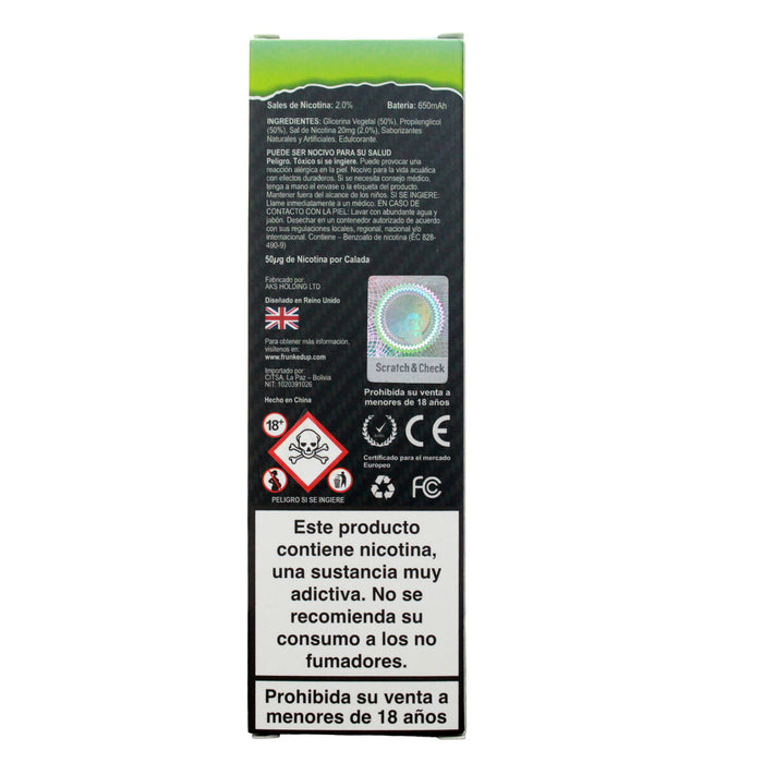 Frunk Bar Mint Mania Vape 1200 Puffs
