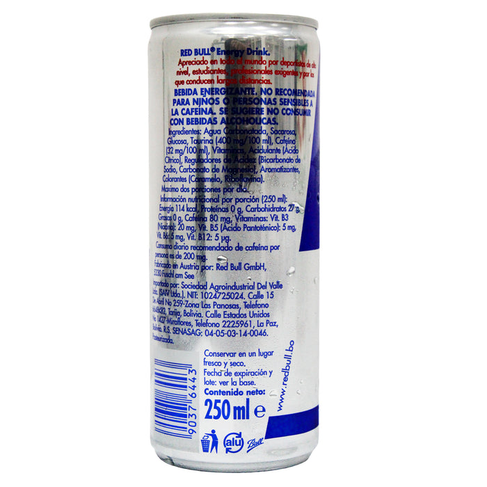 Red Bull Energizante X 250Ml