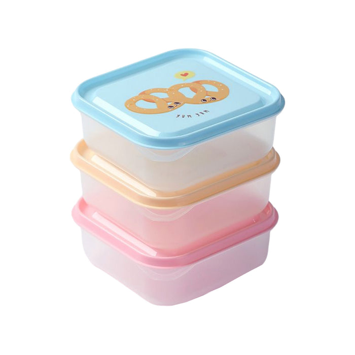 Miniso Happy Foods Collection Recipientes(3 Unidades）