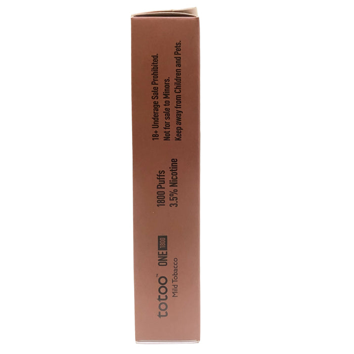 Totoo One Mild Tobacco Vape 18000 Puffs