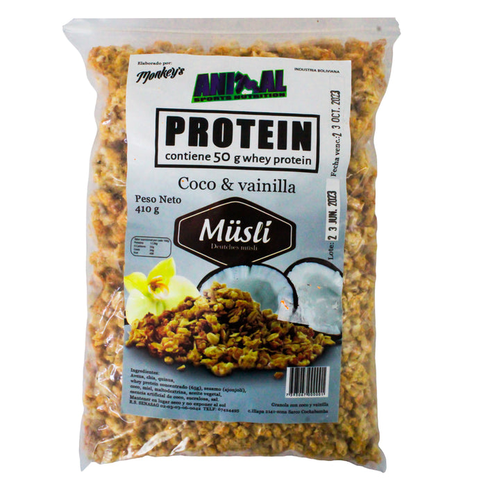 Musli Granola Proteina Coca Vainilla X 410G