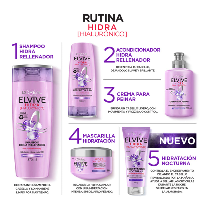 Acondicionador Elvive Hidra Hialurónico - Cabello Deshidratado X 370Ml